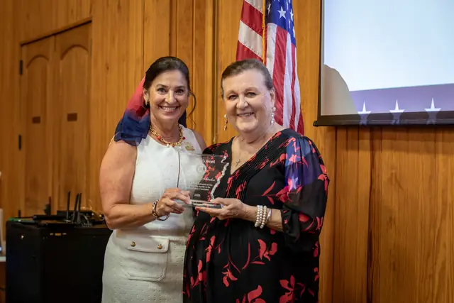 Recognition during the evening's program