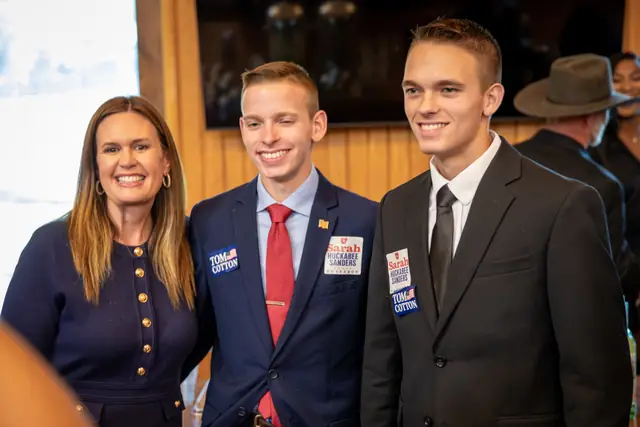 Young Republicans meet Governor Sanders