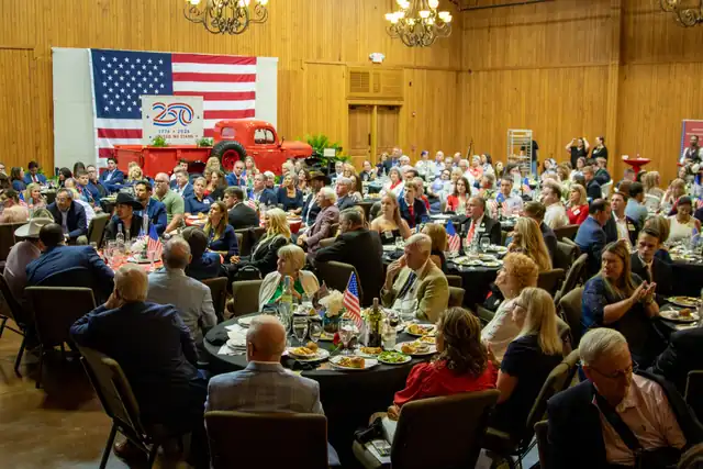 The hall during dinner