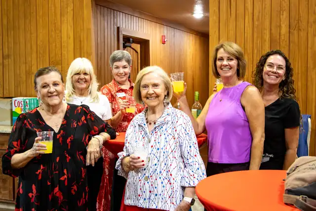 Volunteers who put the evening together